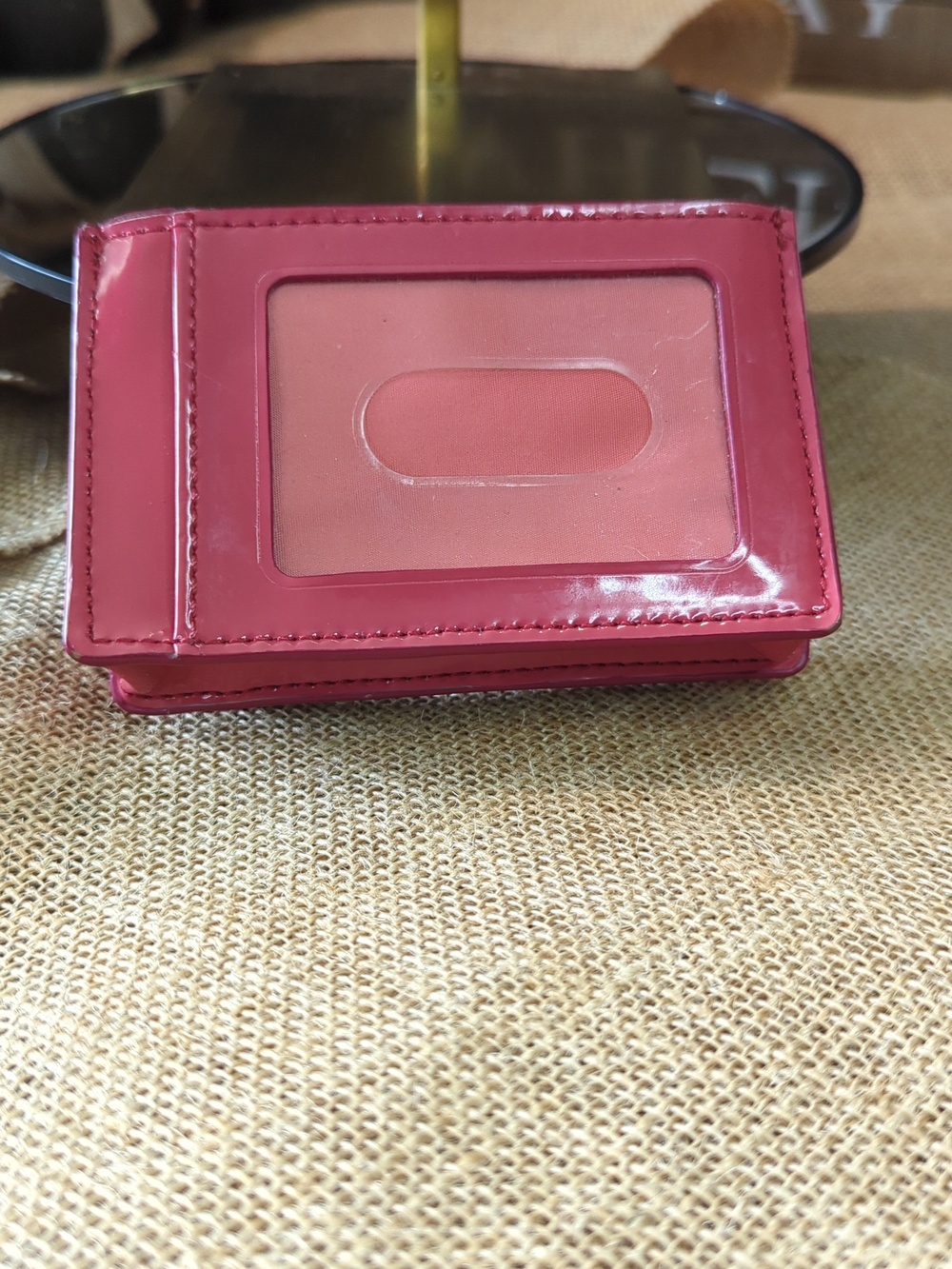 Coach Blue Denim Tote w/ Vachetta, care card/ free coach patent pink wallet - Picture 8 of 10